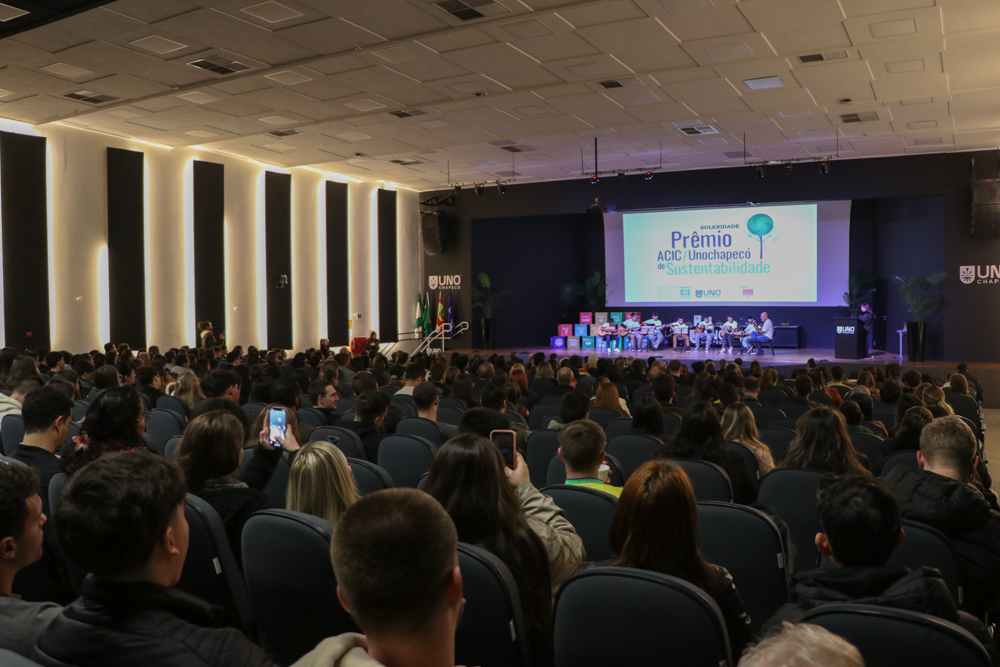 Imagem da notícia Empresas e entidades são reconhecidas na 4ª edição do Prêmio ACIC/Unochapecó de Sustentabilidade