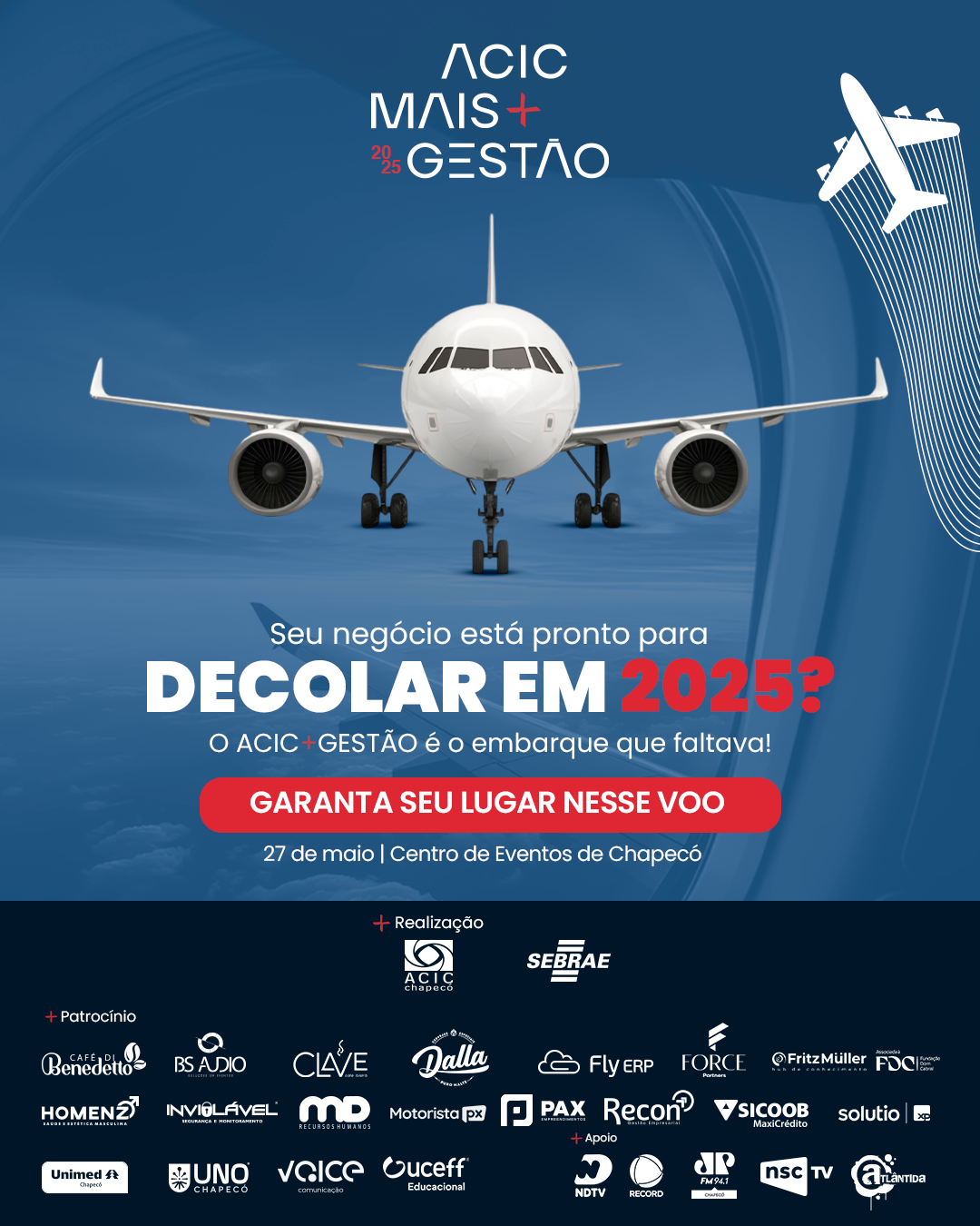 Imagem da notícia ACIC+Gestão 2025 terá palestrante renomado como surpresa